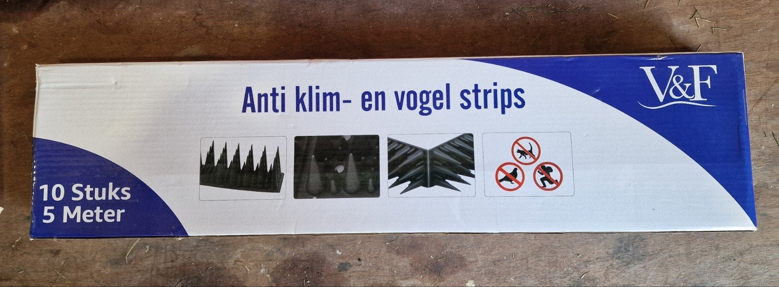 Anti klim- en vogelstrips - 5 meter totaal, nieuw, Ophalen of Verzenden, Nieuw, Kunststof, Overige typen