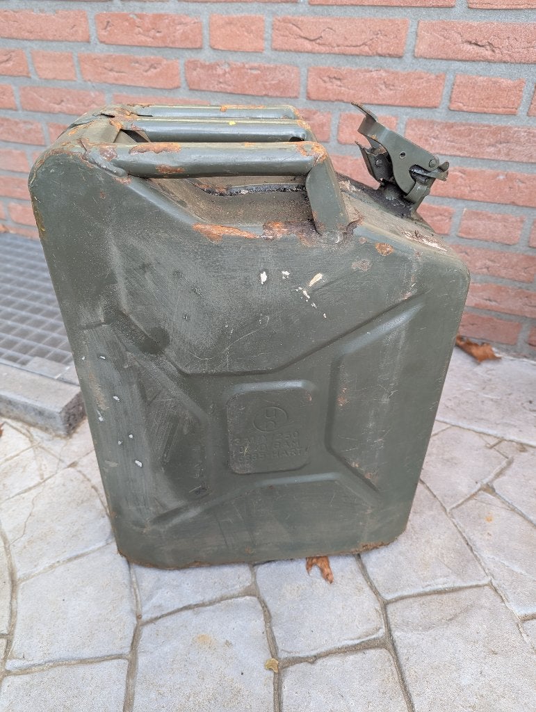 20 liter stalen brandstof jerrycan, Ophalen of Verzenden