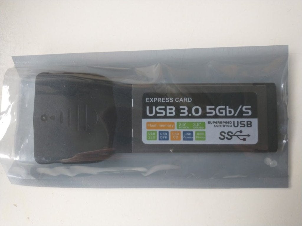 ExpressCard USB 3.0 Adapter – Voor retro/oudere laptops, Ophalen of Verzenden, Nieuw
