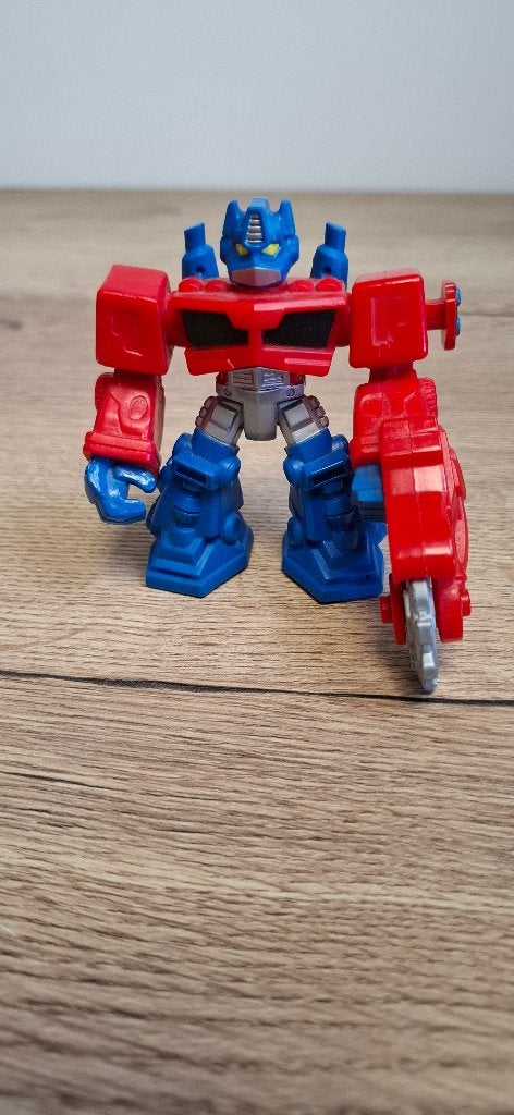 Hasbro Transformers Playskool Optimus Prime Mini Figuur, Verzamelen, Transformers, Gebruikt, Overige generaties, Autobots, Ophalen of Verzenden