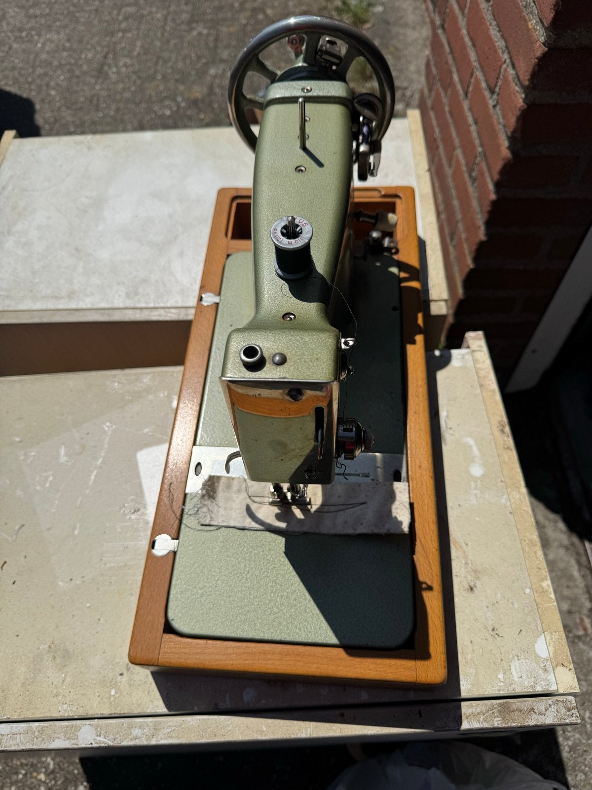 Vintage Gritzner Naaimachine - Handbediend, Ophalen