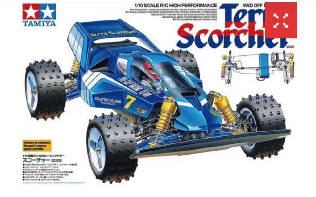 Tamiya Terra Scorcher (jaren 90) RC Auto - Goede Staat, Hobby en Vrije tijd, Modelbouw | Radiografisch | Auto's, Elektro, Gebruikt