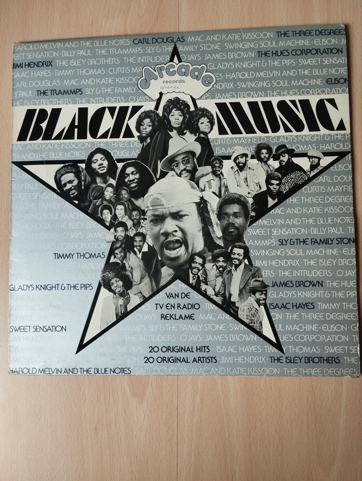 Verzamel-LP Black Music (1974) - Soul, Funk, Disco, LP, Gebruikt, Ophalen of Verzenden, Complilatie