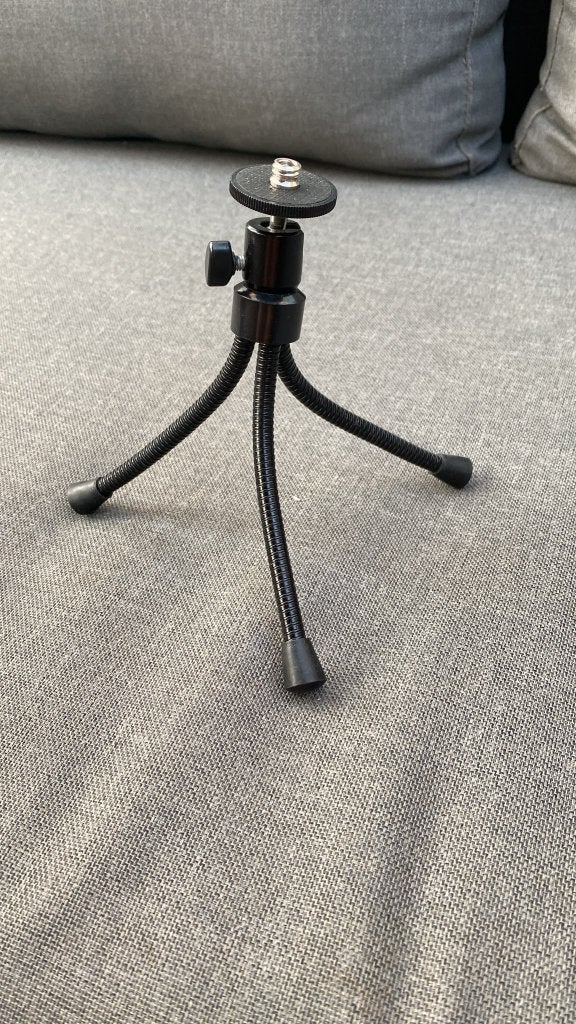 Flexibel mini tafelstatief voor camera, webcam, 125 cm of minder, Met balhoofd, Gebruikt, Overige merken
