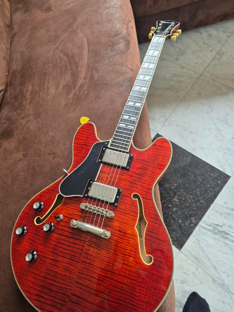 Eastman T486L Lefty ES-335 elektrische gitaar links, Muziek en Instrumenten, Ophalen, Zo goed als nieuw, Hollow body, Overige merken