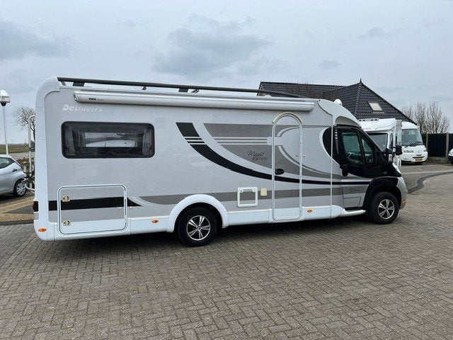 Dethleffs Magic Edition Half-integraal Camper, Standaard zit, Ringverwarming, Fiat, Reservewiel