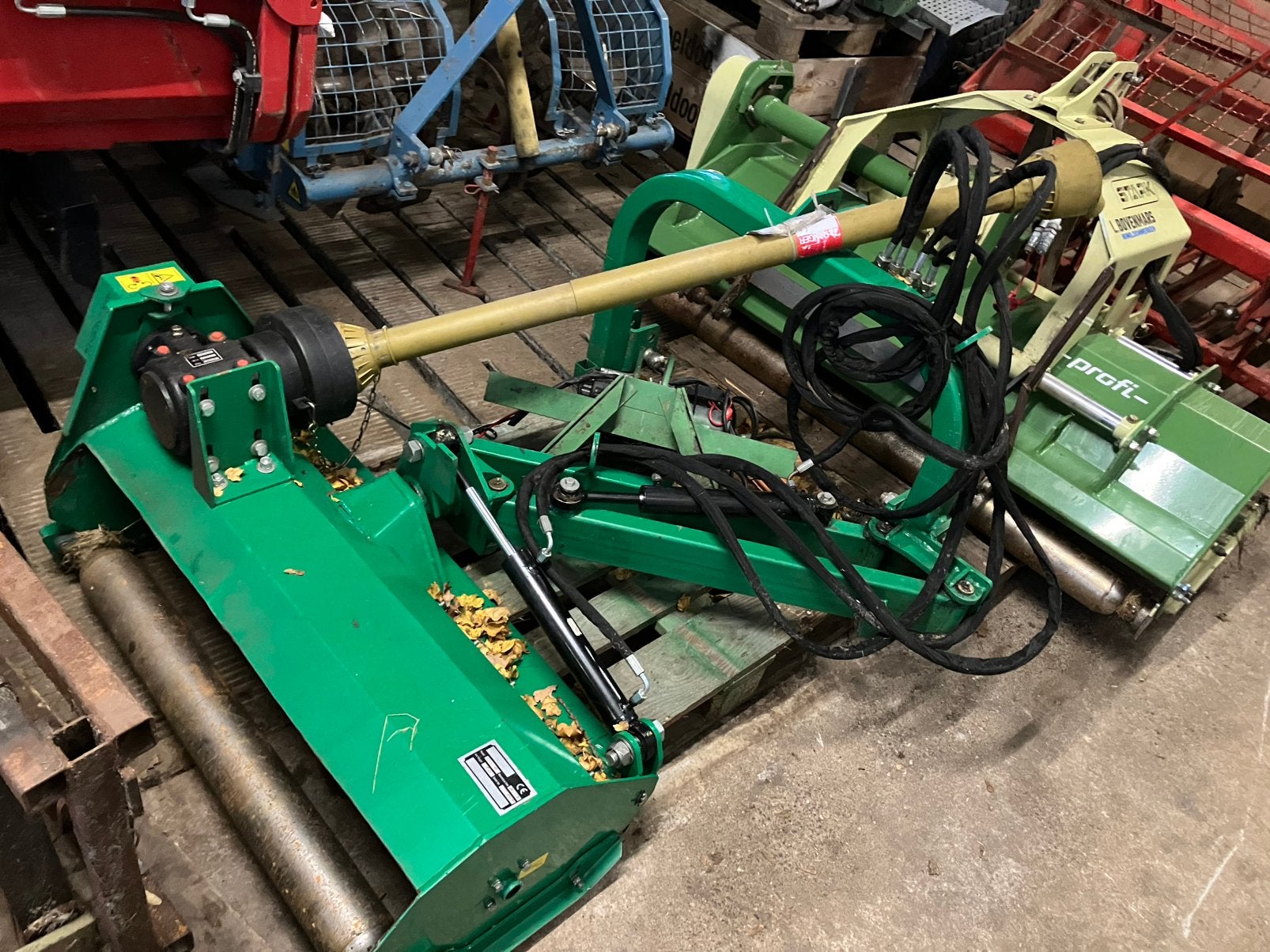 Verstek klepelmaaier 110cm 2 keer gebruikt voor mini trekker, Ophalen