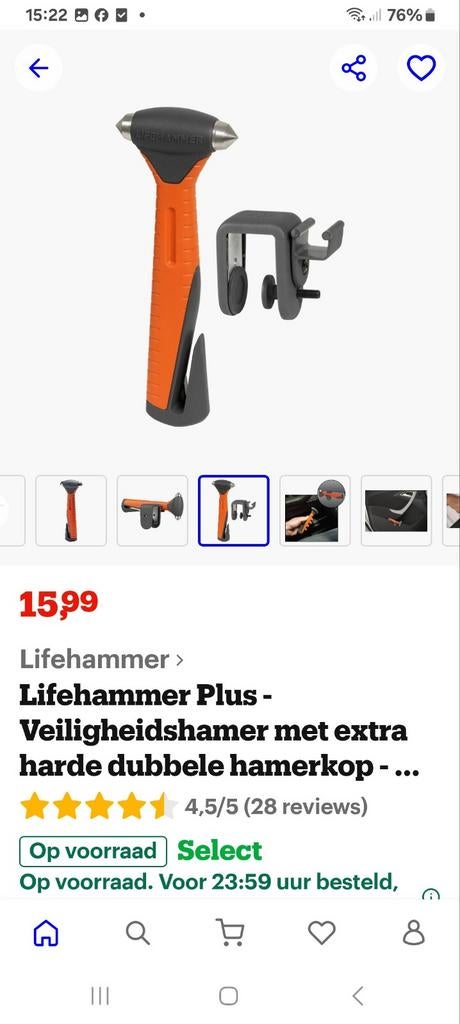 Nieuwe lifehammer, Auto-onderdelen, Ophalen of Verzenden, Nieuw