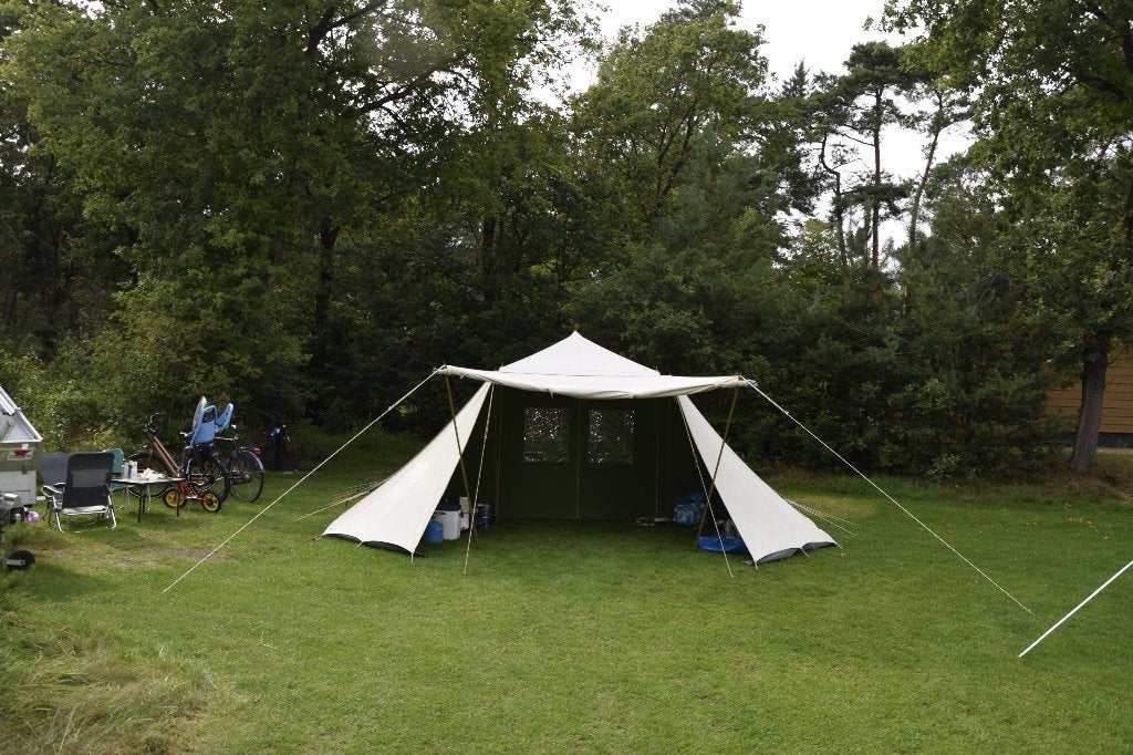 De Waard Albatros tent, inclusief 2 zijflappen en luifel, Ophalen, Gebruikt, Tot en met 4