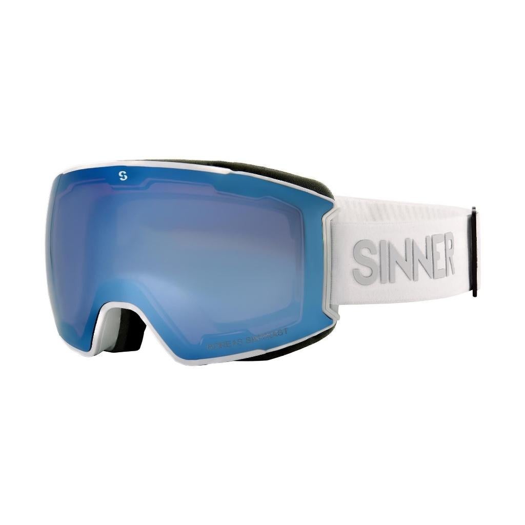 ✅NIEUW✅ Sinner Boreas Skibril WIT SINTRAST-LENS ACTIE €65,, Overige merken, Overige typen, Nieuw, Ophalen of Verzenden