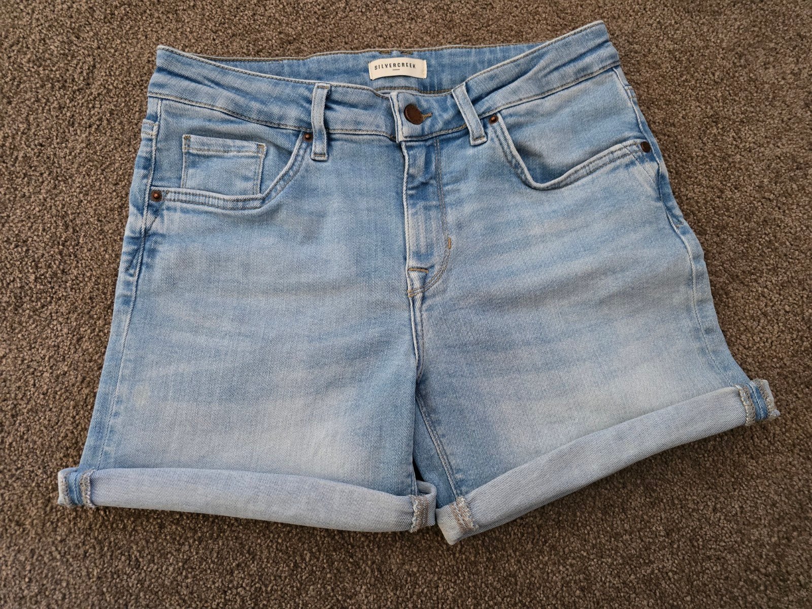 Silvercreek spijkerbroek shorts, Kort, Blauw, Ophalen of Verzenden, Zo goed als nieuw