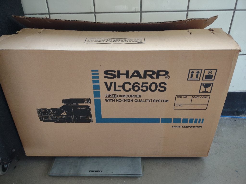 Sharp VHS-C camcorder, Ophalen of Verzenden, VHS-C of SVHS-C, Camera