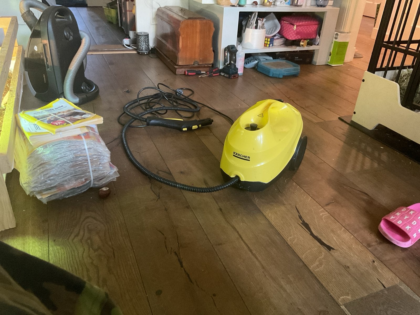 Kärcher Stoomreiniger - Krachtige Reiniging, Ophalen of Verzenden, Gebruikt, Stoomreiniger