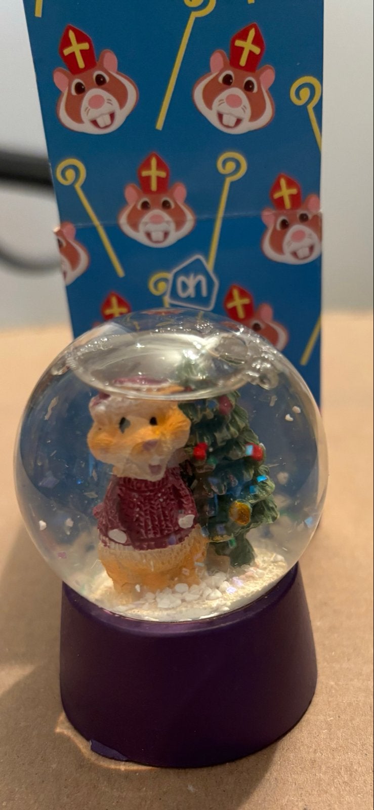 Ah Hamster kerst sneeuwbol, Ophalen of Verzenden