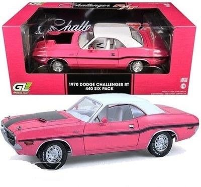 Dodge Challenger R/T 1970 "440 Six Pack" Pink / White 1-18 G, Overige merken, Tschuiten@hotmail.com, Duitsland, Auto