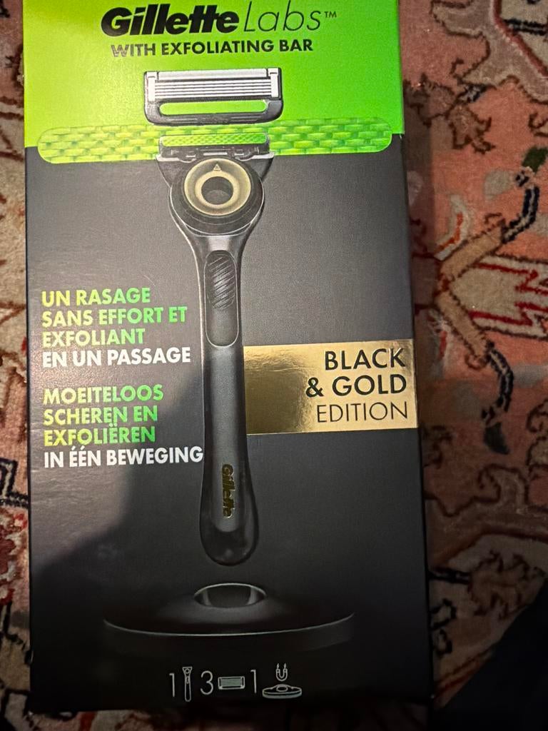 Gillette Labs Scheermes - Black & Gold Edition, Ophalen of Verzenden, Nieuw, Overige typen