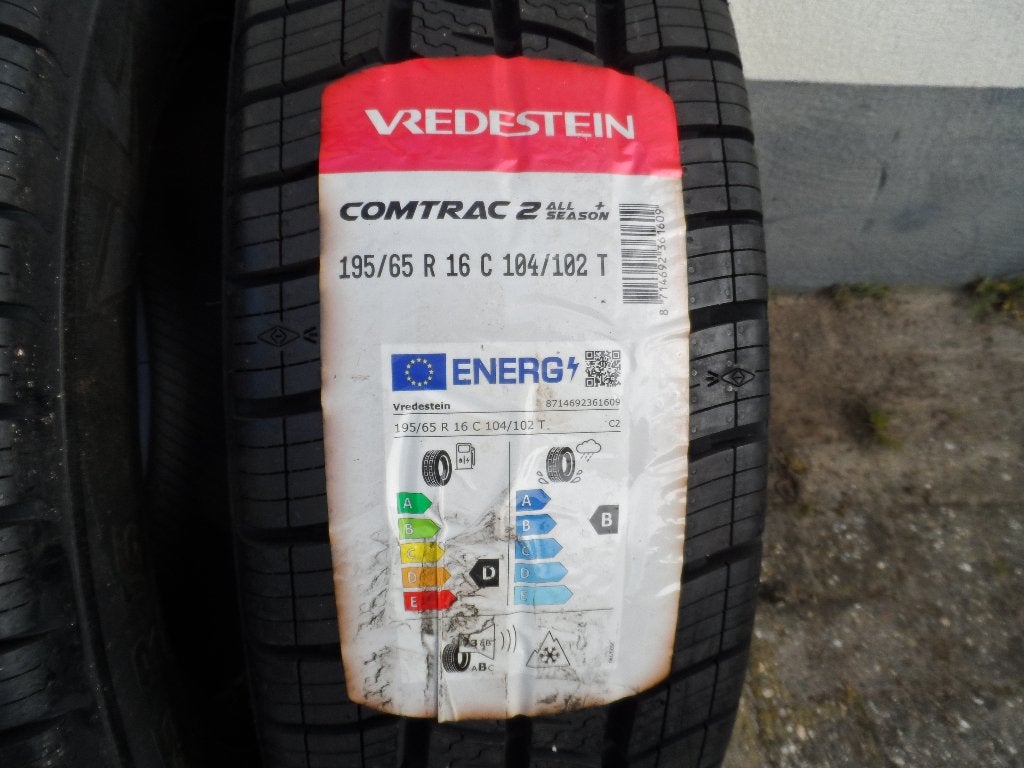 2x nw 195/65 R16 Vredestein bestelwagen banden  All Season, Auto-onderdelen, Banden en Velgen, Bestelwagen, 16 inch, Nieuw, Ophalen of Verzenden