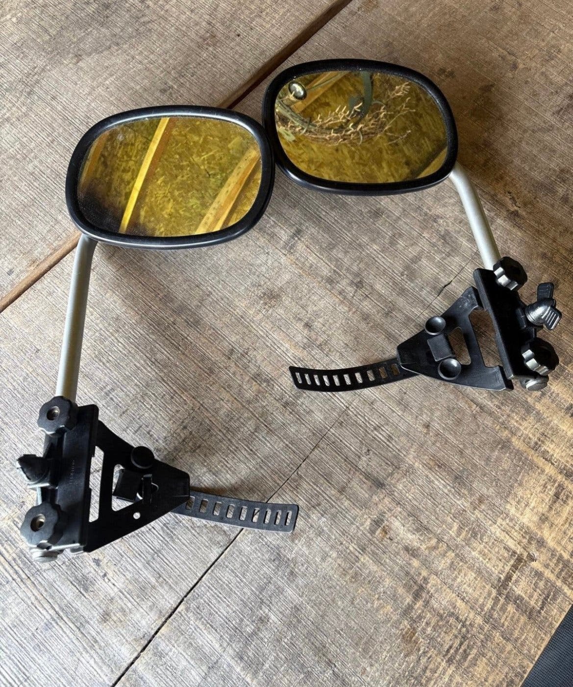 Set spiegels voor caravan of aanhanger, Ophalen, Zo goed als nieuw