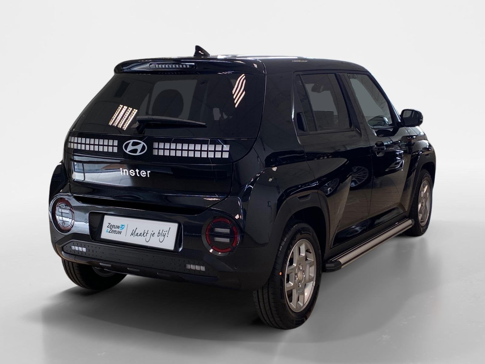 Hyundai INSTER 49 KWH | PULSE | NAVI | SIDEBARS | BLACK PACK, Auto's, Hyundai, 12 maanden, Stof, Zwart, Origineel Nederlands