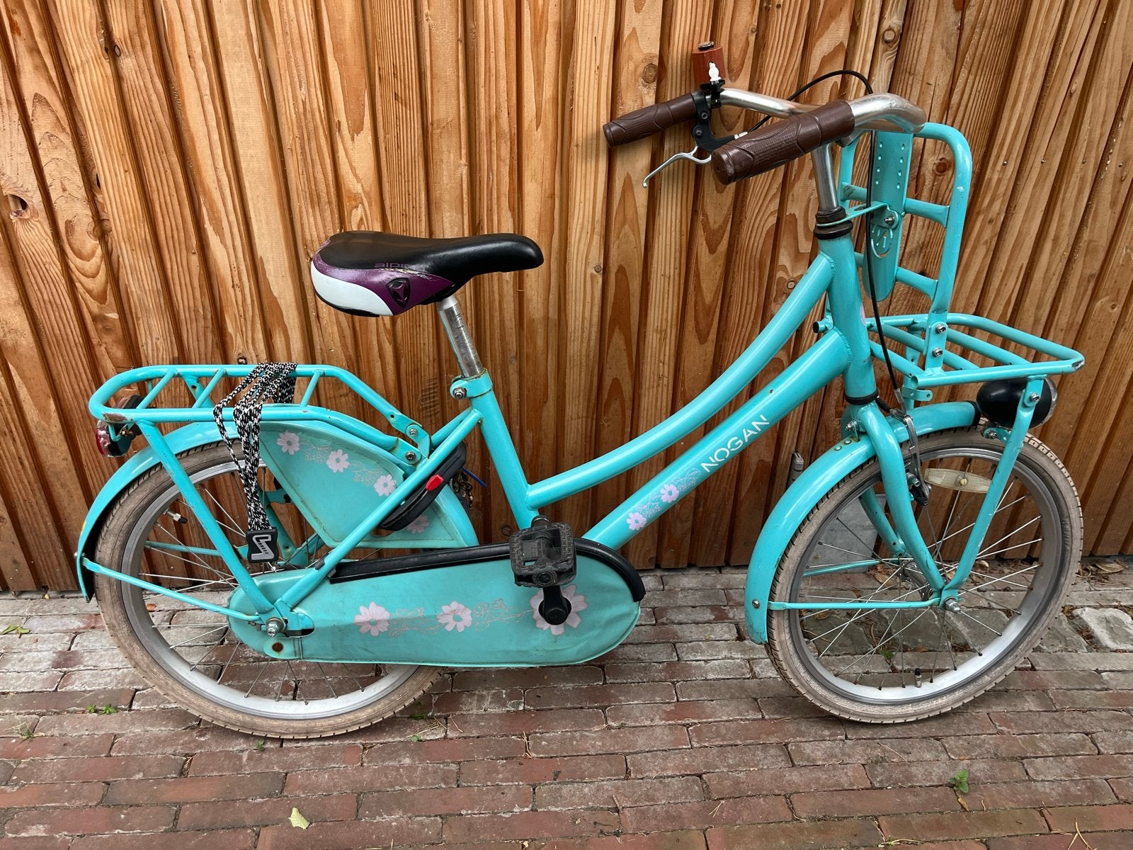 Nogan meisjesfiets 20 inch, Ophalen, Gebruikt, Terugtraprem, 20 inch of meer