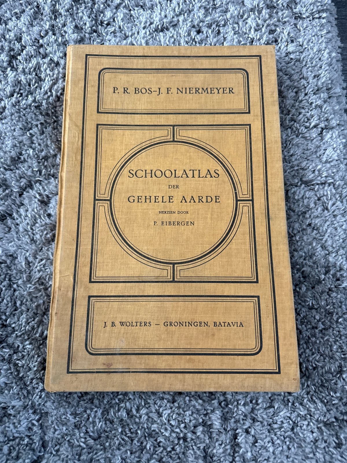 Bos-Niermeyer Schoolatlas der Gehele Aarde 1939, Gelezen, Bosatlas, Ophalen of Verzenden, 1800 tot 2000