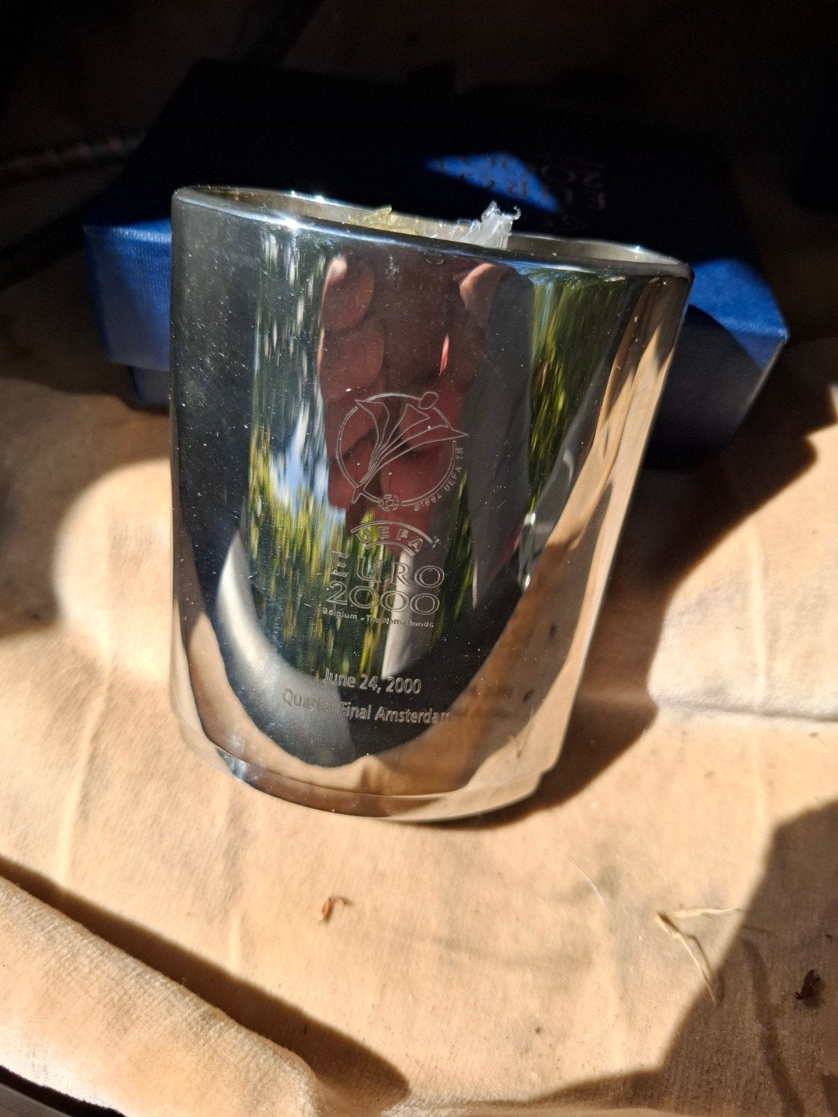 Verzilverd EURO 2000 Objecten, Verzamelen, Ophalen of Verzenden