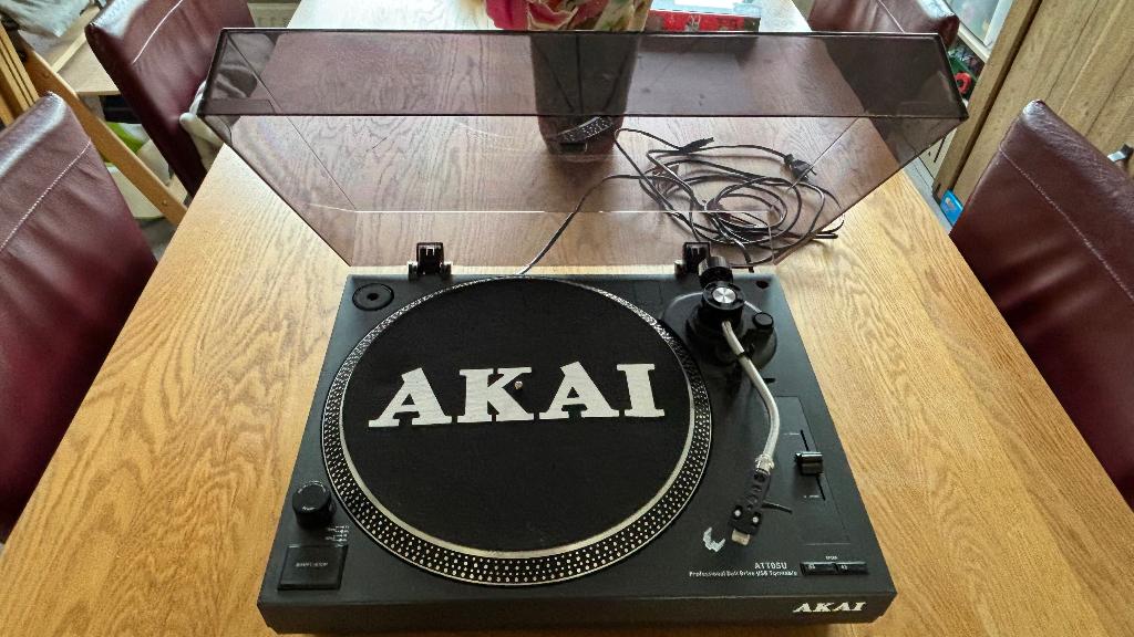 Akai Platenspeler, Audio, Tv en Foto, Platenspelers, Ophalen, Pitch-regelaar, Zo goed als nieuw, Platenspeler