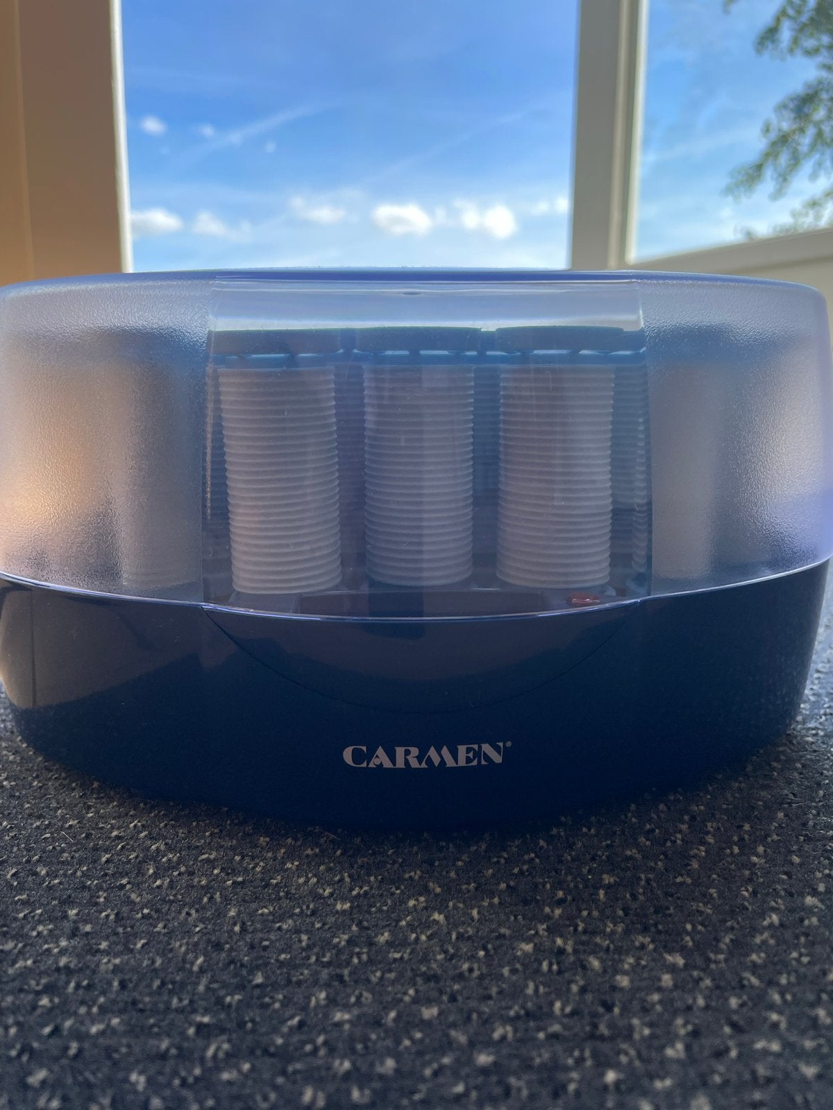 Carmen C3020 Krulset met 20 Rollers en clips, Ophalen of Verzenden, Zo goed als nieuw, Krultang of Stijltang