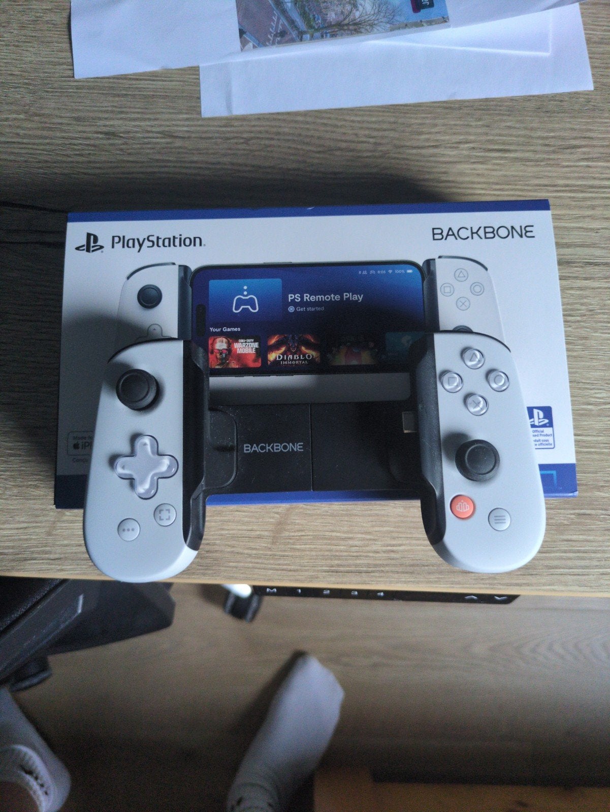 Backbone One PlayStation Edition Controller Android, PlayStation 4, Ophalen of Verzenden, Zo goed als nieuw, Controller