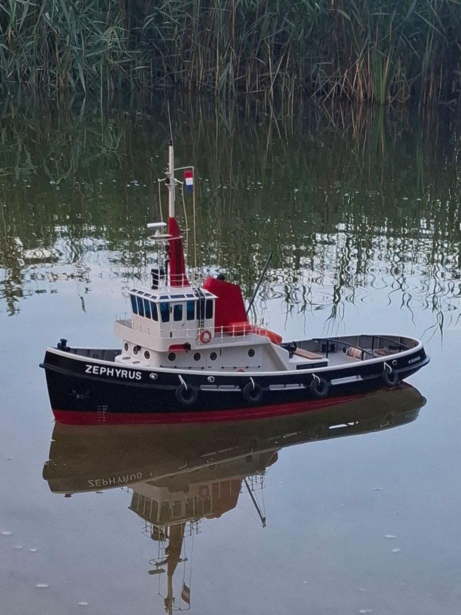 rc sleepboot torben, Ophalen, 1:32 tot 1:50