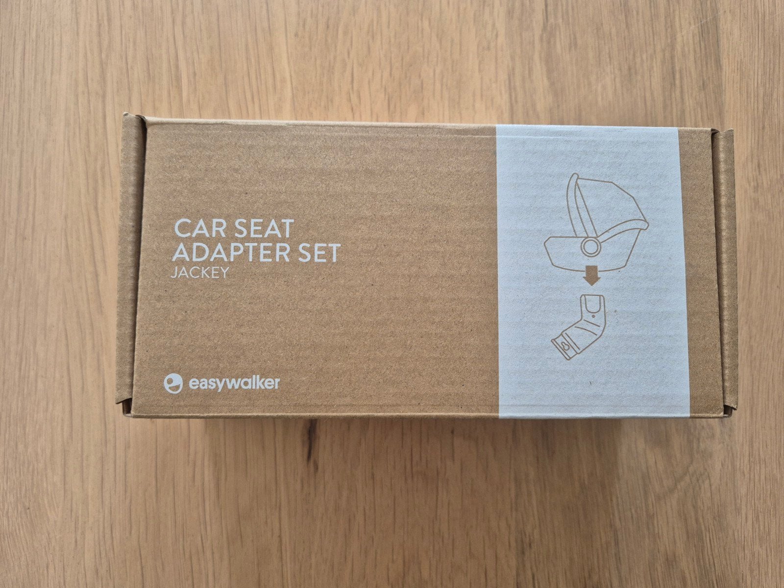 Easywalker Jackey autostoel adapter set, Kinderen en Baby's, Overige methoden, Nieuw, 0 t/m 13 kg, Ophalen