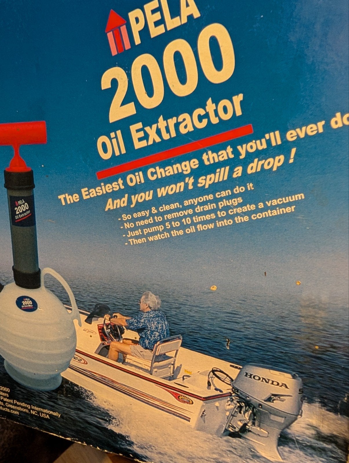 Pela 2000 Olieafzuiger - 2,5 liter, Ophalen of Verzenden