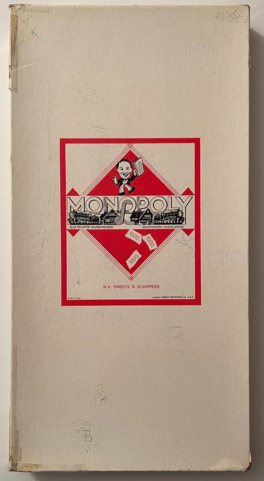 Het klassieke Monopoly-spel, Vijf spelers of meer, Ophalen of Verzenden, Zo goed als nieuw