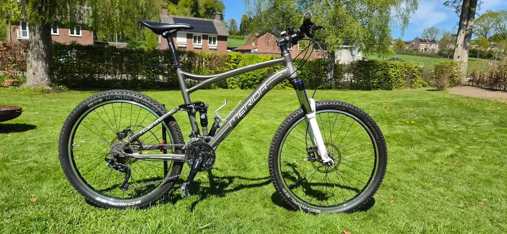 Merida One-Twenty 20 Fully Mountainbike – maat L (20”), 26 inch, Zo goed als nieuw, Meer dan 20 versnellingen, Ophalen