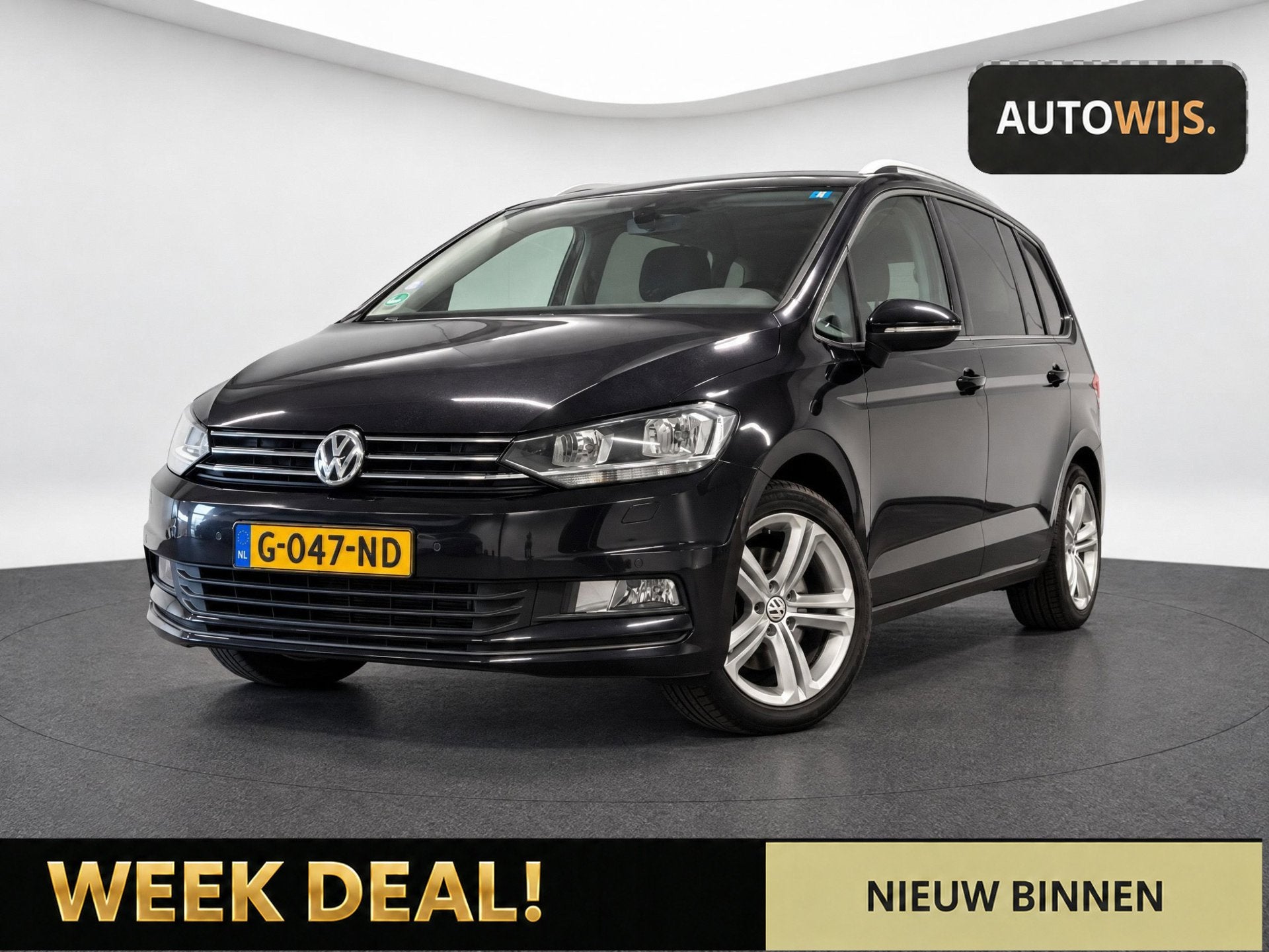 Volkswagen Touran 1.4 TSI Highline 7p|7 Persoons|CAMERA|TREK, Voorwielaandrijving, Dealer onderhouden, Stof, Gebruikt