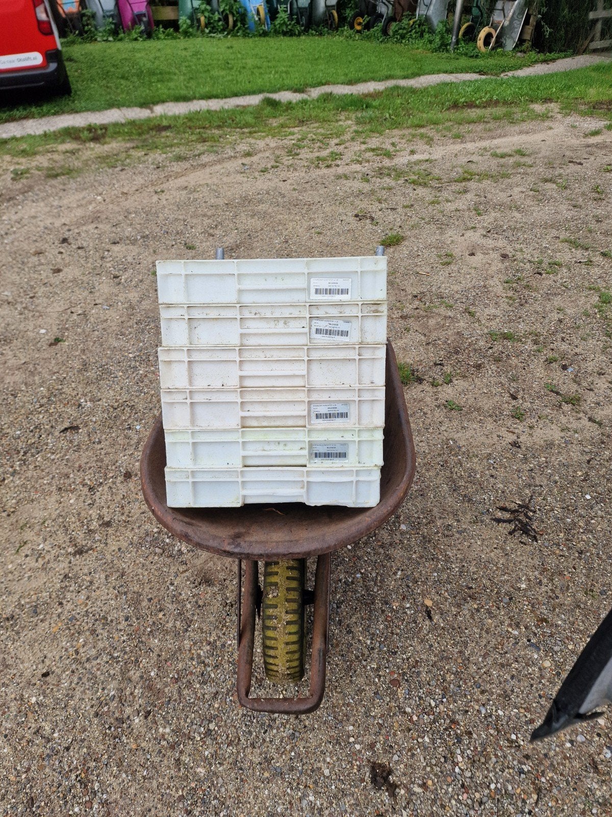 stapelbakken deegkrat viskrat, Ophalen, 60 cm of meer, Minder dan 35 cm