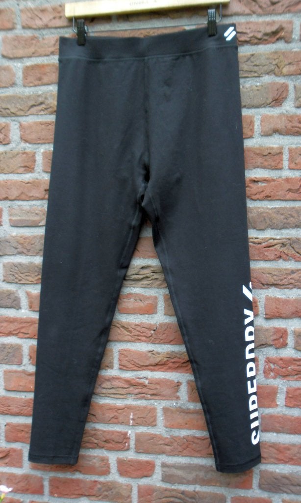 Superdry nieuwe zwarte sportlegging niet gedragen maat 44, Superdry, Zwart, Maat 42/44 (L), Nieuw
