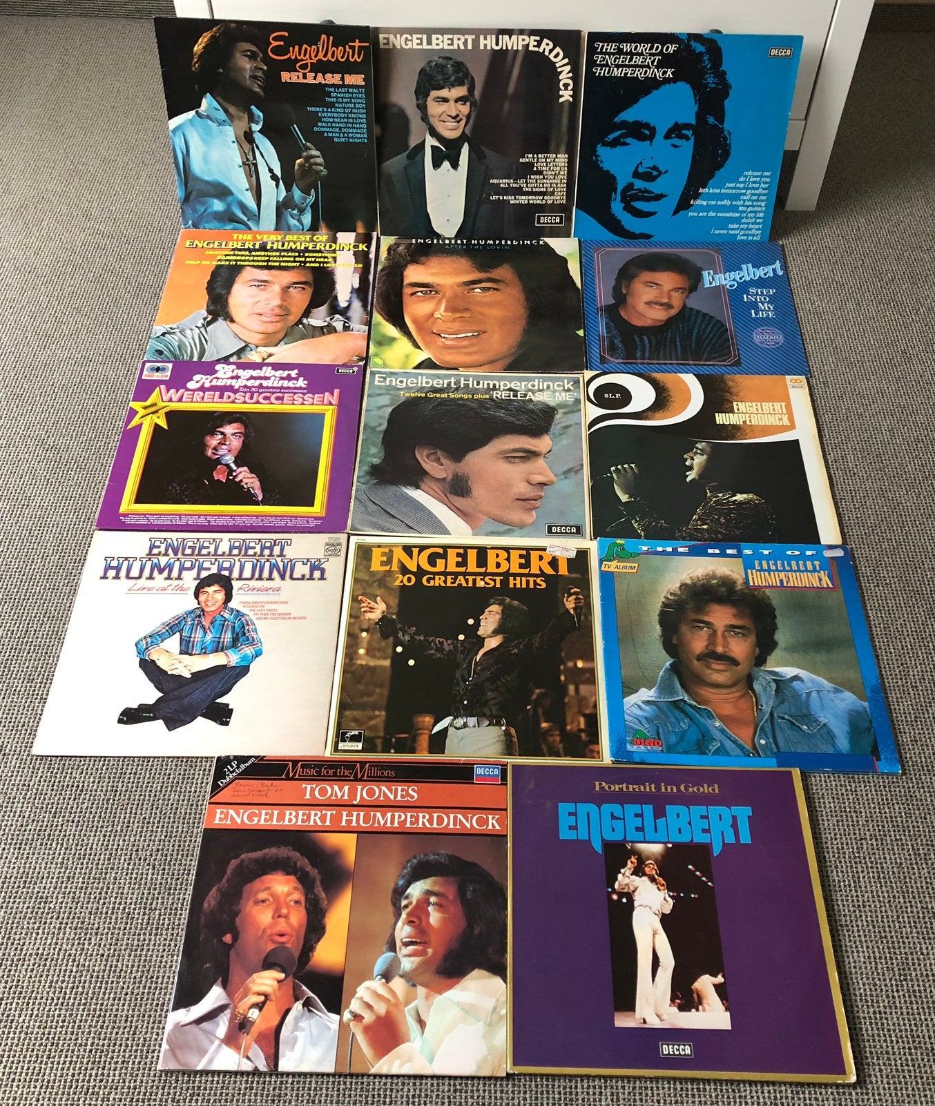 Engelbert Humperdinck 18 lp’s, Cd's en Dvd's, Ophalen, LP
