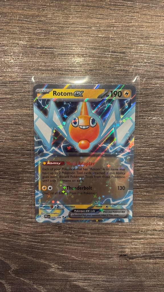 PFL Rotom EX 029/094, Ophalen of Verzenden, Zo goed als nieuw