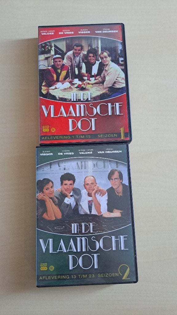 In de Vlaamsche Pot - S1 + S2 - dvd, Stand-up of Theatershow, Alle leeftijden, Nederlands, Zo goed als nieuw
