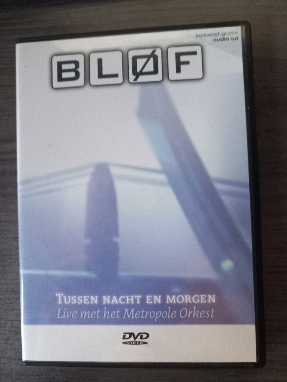 BLØF - Tussen Nacht en Morgen Live met Metropole Orkest DVD, Gebruikt, Alle leeftijden, Nederlands, Inclusief doosje