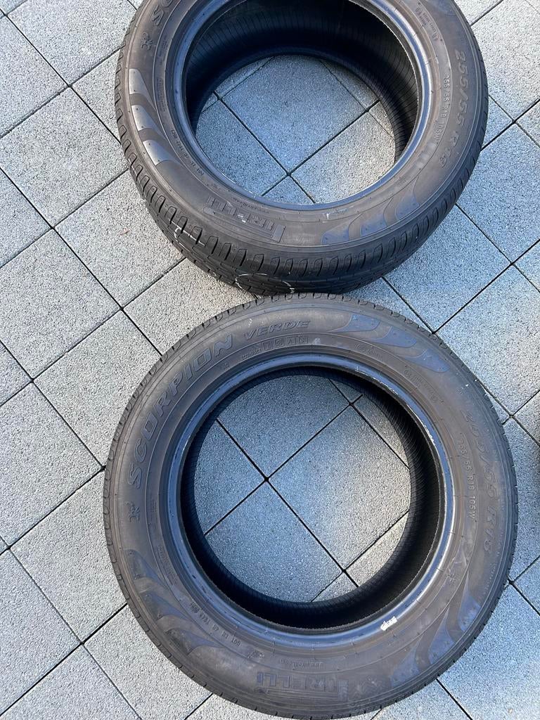 Pirelli Scorpion Verde zomerbanden (2x) 255/55 R18, Ophalen, 18 inch, Gebruikt, 255 mm