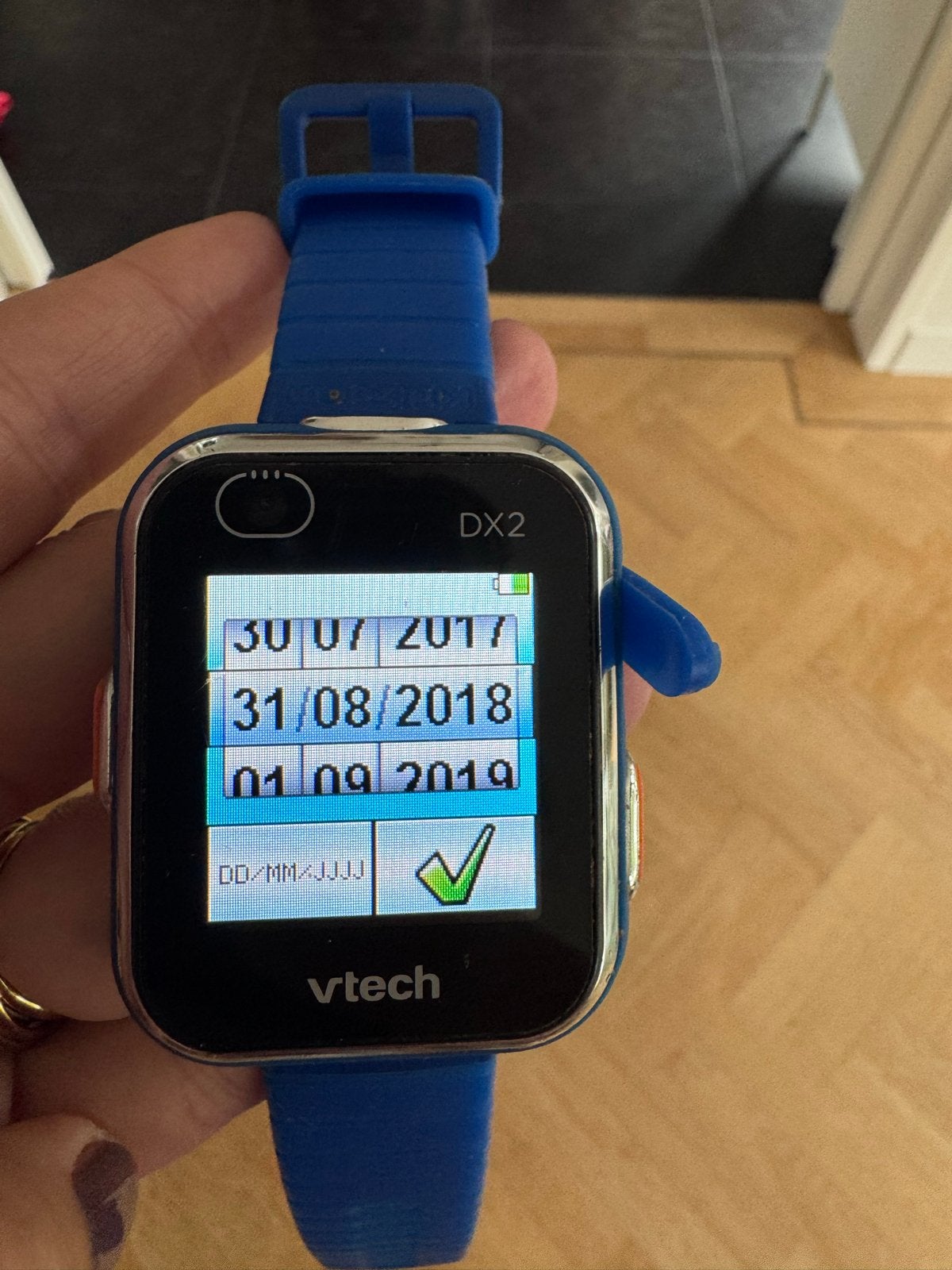 Vtech Kidizoom Smart Watch DX2 - Blauw, Kinderen en Baby's, Ophalen of Verzenden, Zo goed als nieuw, 6 jaar of ouder