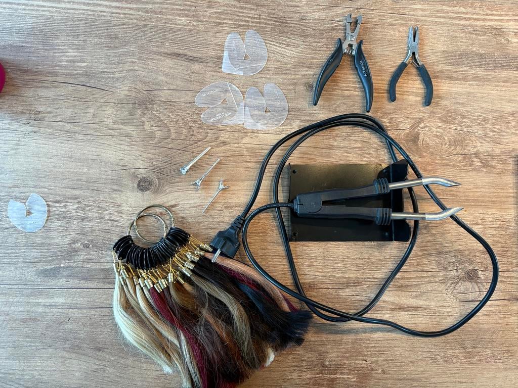 Warmtetang en accesoires voor extensions, Ophalen of Verzenden, Pruik of Haarverlenging