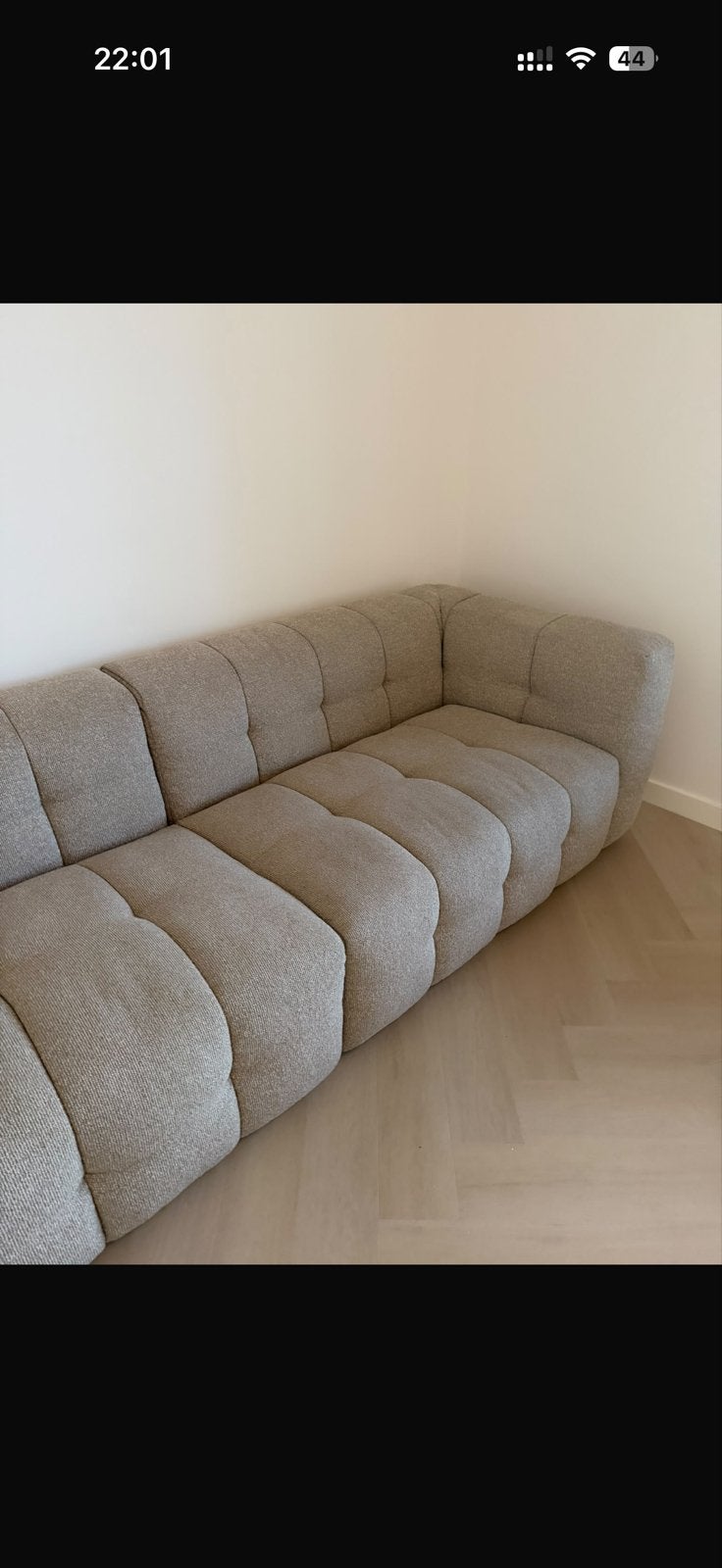 Rivièra Maison bank - 270 cm - Zo goed als nieuw, 250 tot 300 cm, Ophalen of Verzenden, Zo goed als nieuw, Rechte bank