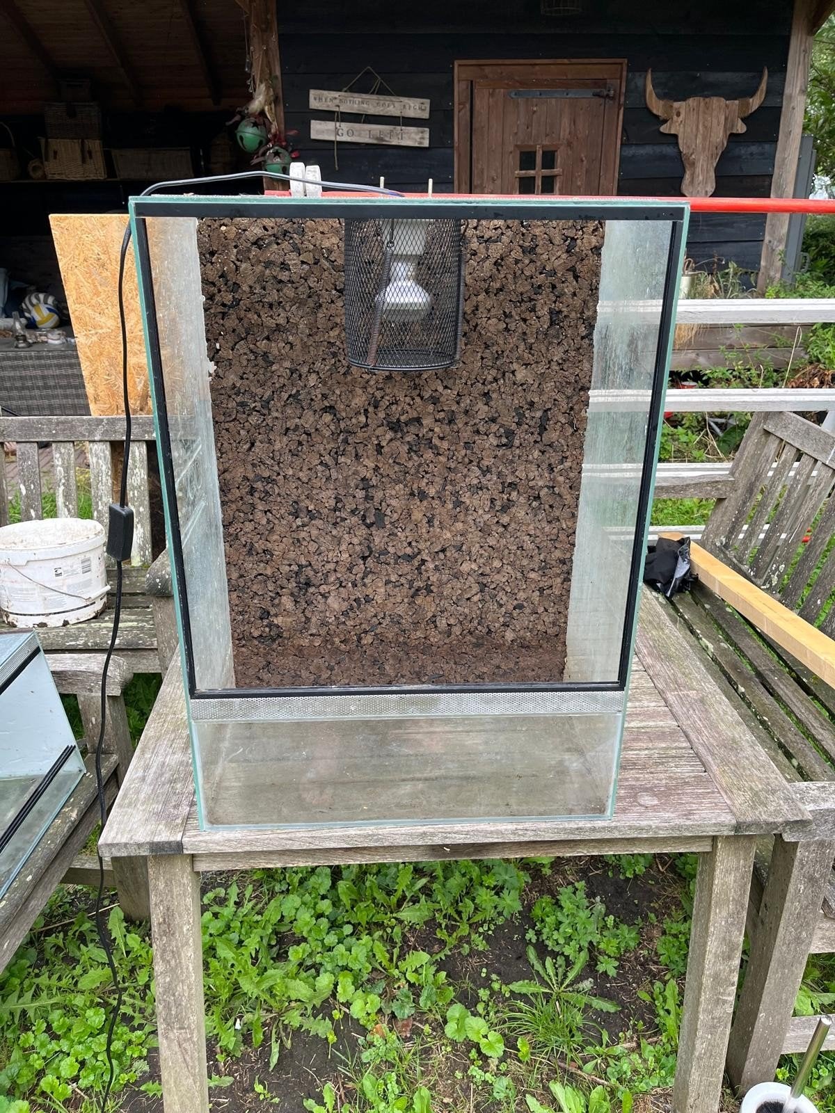 Terrarium 50×30×70, Ophalen of Verzenden, Zo goed als nieuw, Terrarium of Paludarium