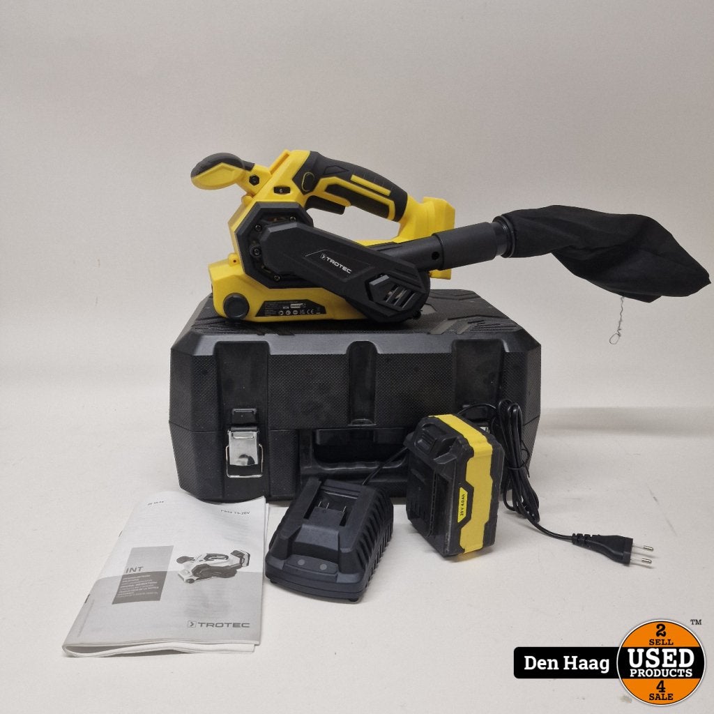 Trotec Accu-bandenschuurmachine PBSS 10-20V | Nieuwstaat, Flex Ltd., Zo goed als nieuw, https://flex.com/contact-us, Nobelstraat 10, 5807 GA Oostrum LB, Limburg, Nederland