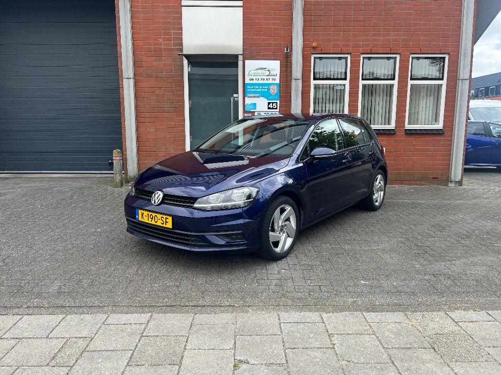 Volkswagen Golf 7.5, 1.0 TSI, 2017, PDC, Camera, Apple, Auto's, Euro 6, Blauw, 610 kg, Bedrijf