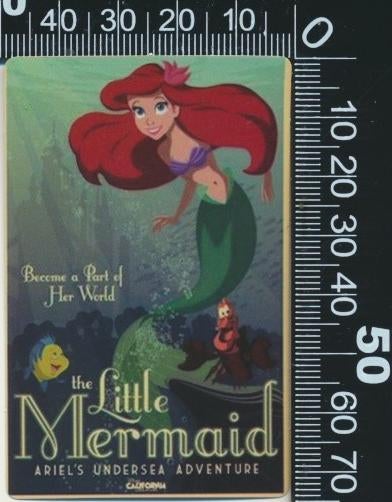 Sticker: The little mermaid (1), Ophalen of Verzenden, Zo goed als nieuw, Strip of Tekenfilm
