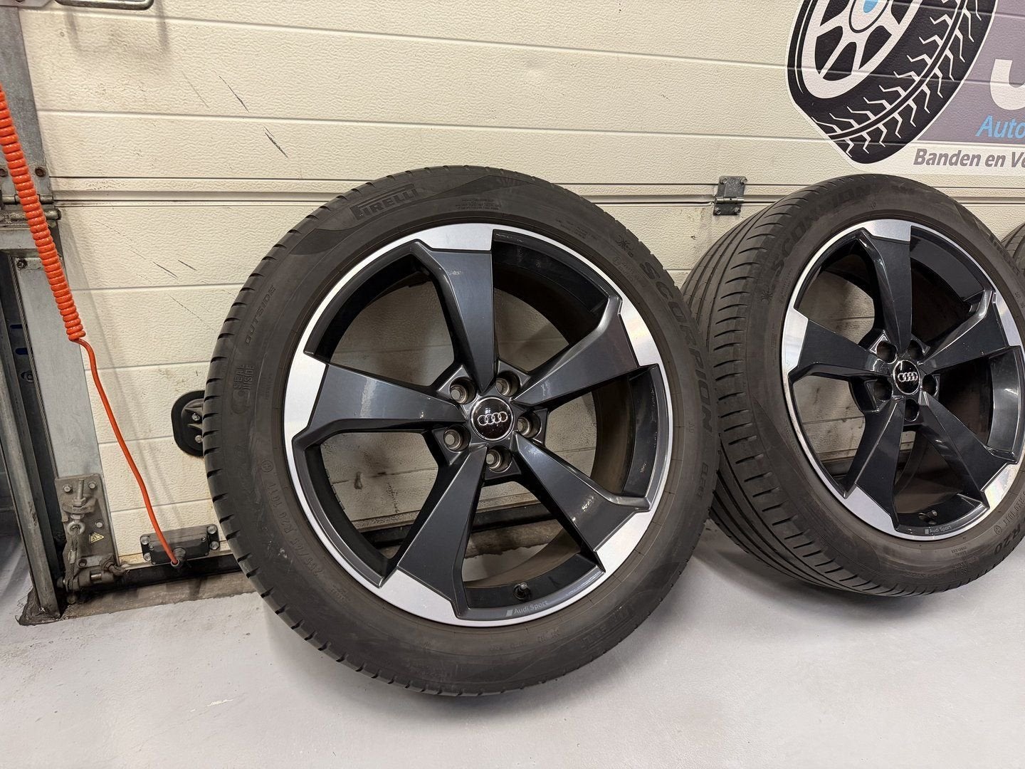 20inch Originele Audi Rotor Sport Style Velgen! 5x112 Q5 Q3, Gebruikt, 255 mm, -, -